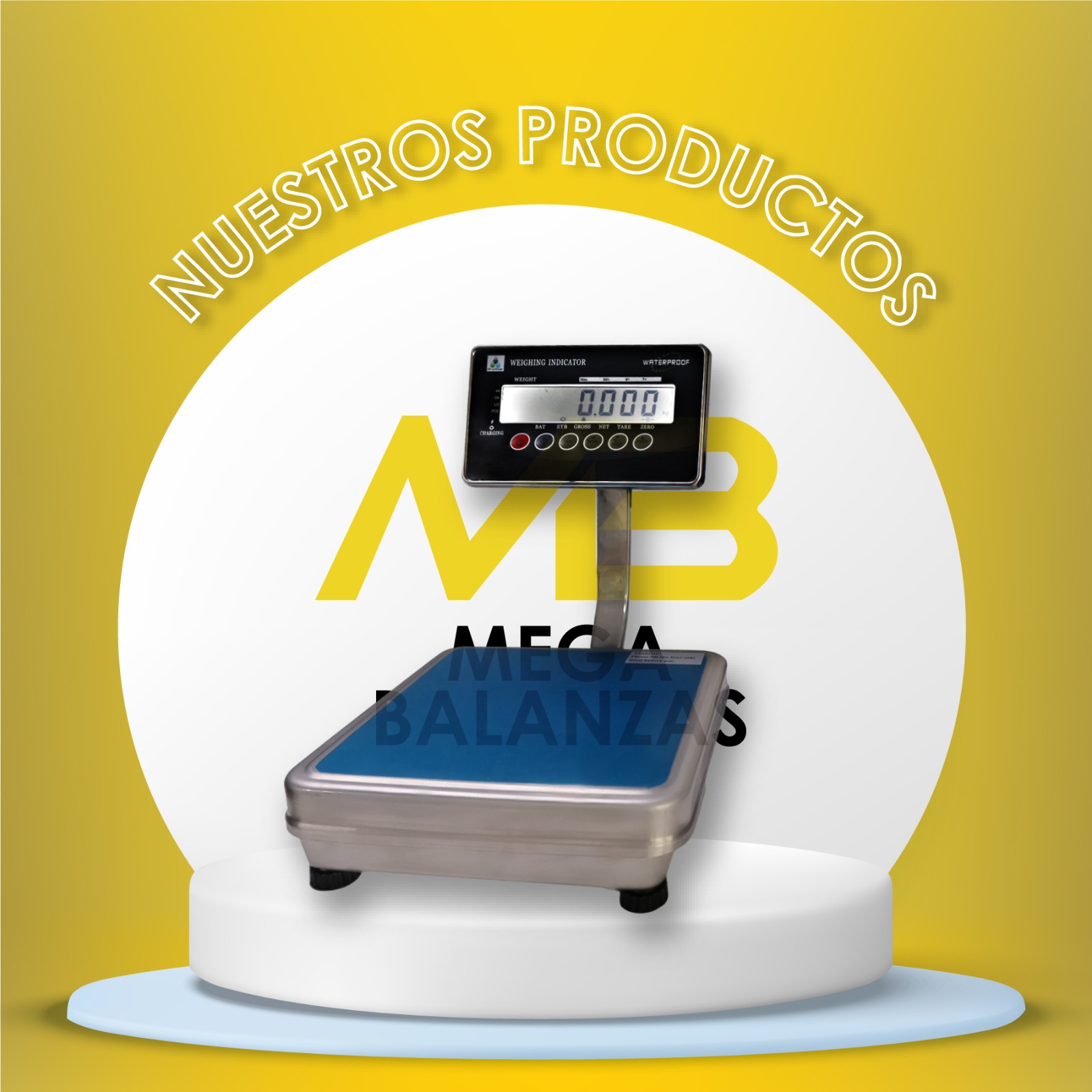 BALANZA DE PISO 30X30 WATERPROOF